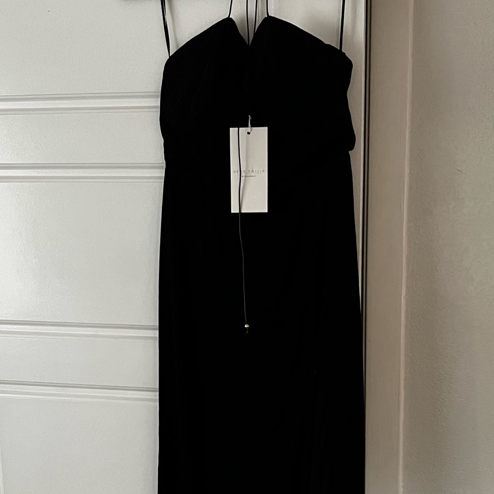 Brand new Hello Molly metallic black gown - Picture 4 of 4